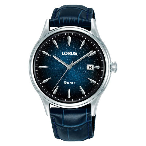 The Watch Boutique Lorus Classic Men's 40mm Quartz Watch Dark Blue Gradation Dial