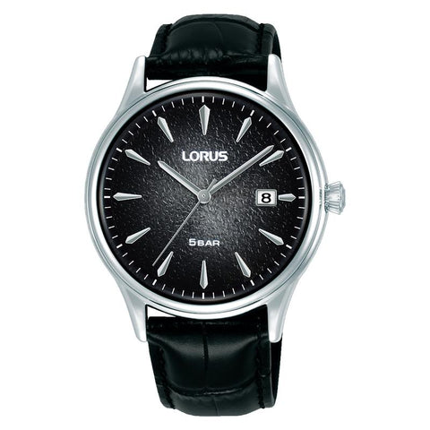 The Watch Boutique Lorus Classic Quartz Watch Black Gradation Dial 40 mm