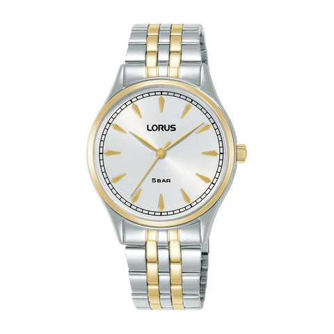 The Watch Boutique Lorus Classic Women's Quartz Watch Silver White Sunray Dial