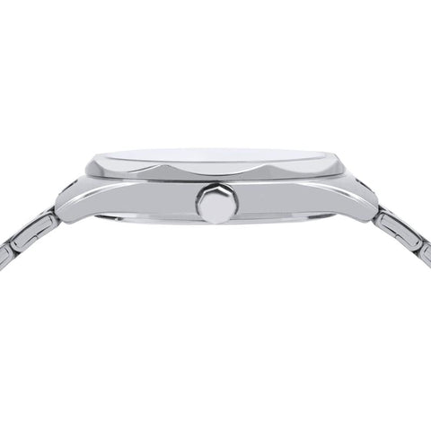 The Watch Boutique Lorus Classic Men's Quartz Watch Stainless Steel Silver White Dial