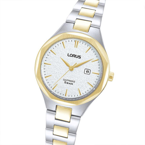 The Watch Boutique Lorus Classic Women's Quartz Watch Silver White Dial