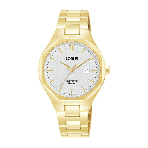The Watch Boutique Lorus Classic Women's Quartz Watch Silver White Sunray Dial