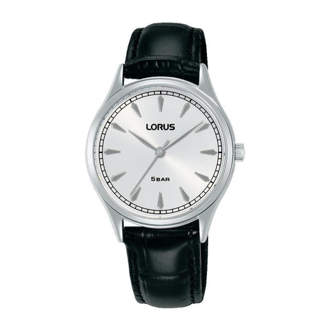 The Watch Boutique Lorus Classic Women's Quartz Watch Silver White Sunray Dial