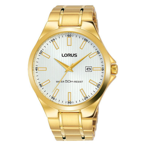 The Watch Boutique Lorus Gents Gold 3-Hands Watch