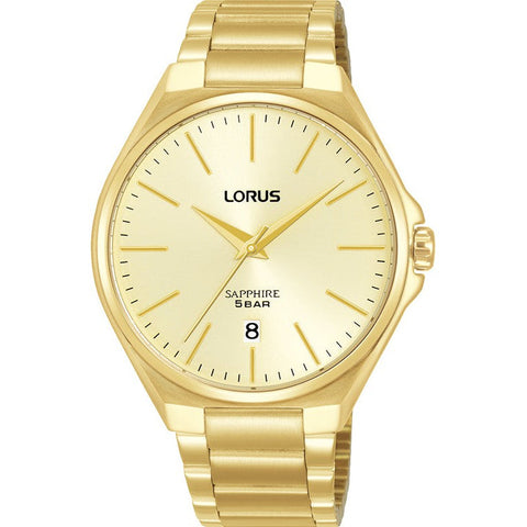 The Watch Boutique Lorus Gents Gold 3-Hands Watch