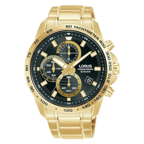 The Watch Boutique Lorus Gents Gold Chronograph Watch