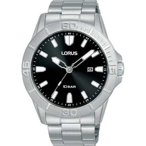 The Watch Boutique Lorus Gents Silver 3-Hands Watch