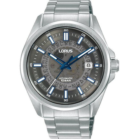 The Watch Boutique Lorus Gents Silver Skeleton Automatic Watch