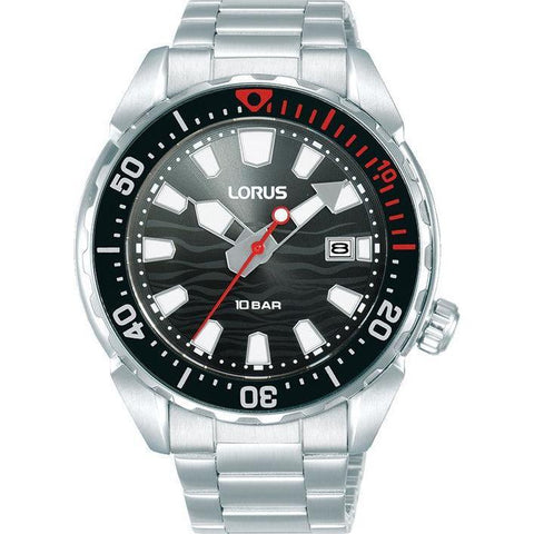 The Watch Boutique Lorus Gents Sport Black Dial 3-Hands Watch