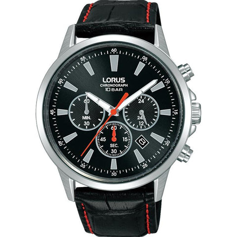 The Watch Boutique Lorus Gents Sport Black Dial Multifunction Watch