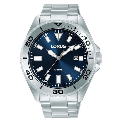The Watch Boutique Lorus Gents Sport Blue Dial 3-Hands Watch