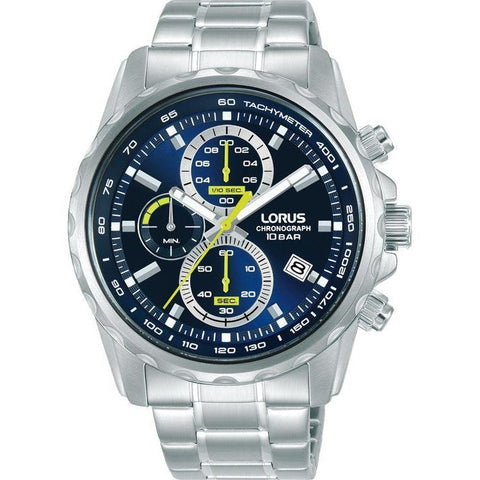 The Watch Boutique Lorus Gents Sport Blue Dial Multifunction Watch