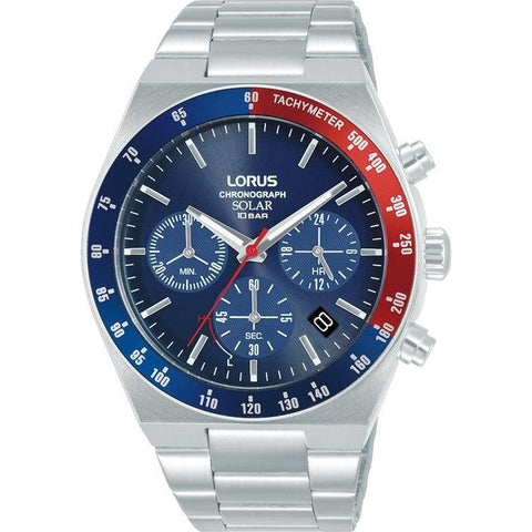 The Watch Boutique Lorus Gents Sport Blue Dial Multifunction Watch