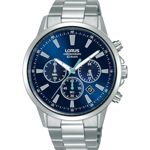 The Watch Boutique Lorus Gents Sport Blue Dial Multifunction Watch