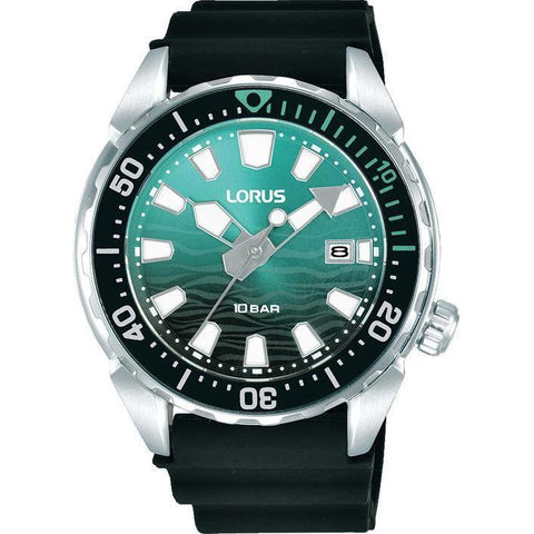 The Watch Boutique Lorus Gents Sport Green Dial 3-Hands Watch