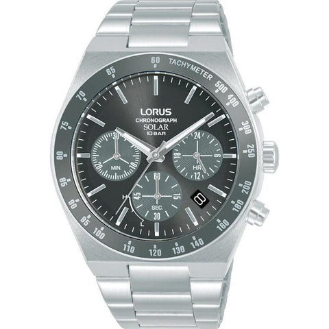 The Watch Boutique Lorus Gents Sport Grey Dial Multifunction Watch