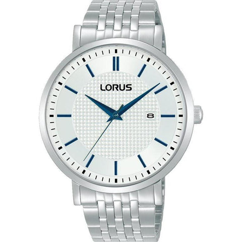 The Watch Boutique Lorus Gents White Dial 3-Hands Watch