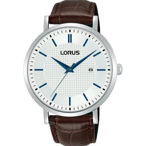 The Watch Boutique Lorus Gents White Dial 3-Hands Watch