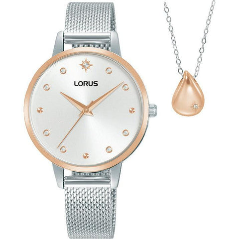 The Watch Boutique Lorus Ladies 2-Piece Set Dress Watch
