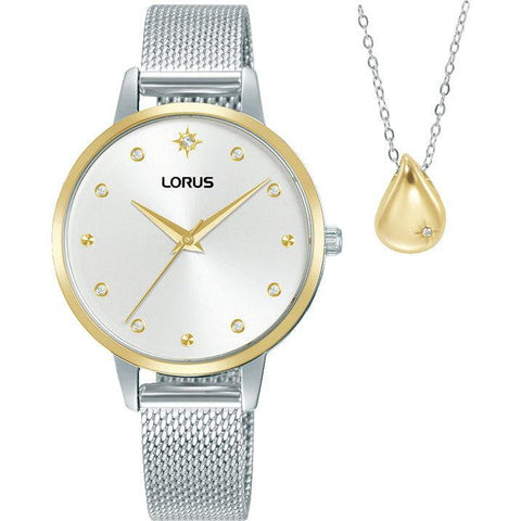 The Watch Boutique Lorus Ladies 2-Piece Set Dress Watch