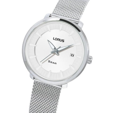 The Watch Boutique Lorus Ladies Analog White Dial Watch
