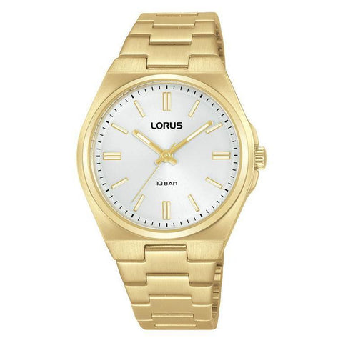 The Watch Boutique Lorus Ladies Gold PVD Silver Dial Watch