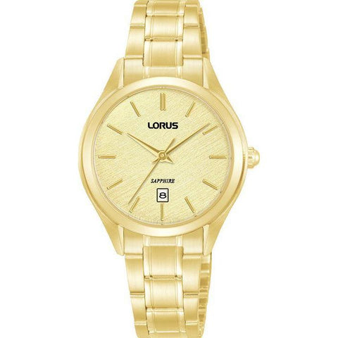 The Watch Boutique Lorus Ladies Gold PVD Silver Dial Watch
