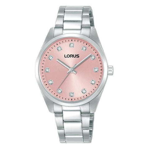 The Watch Boutique Lorus Ladies Pink Dial Watch