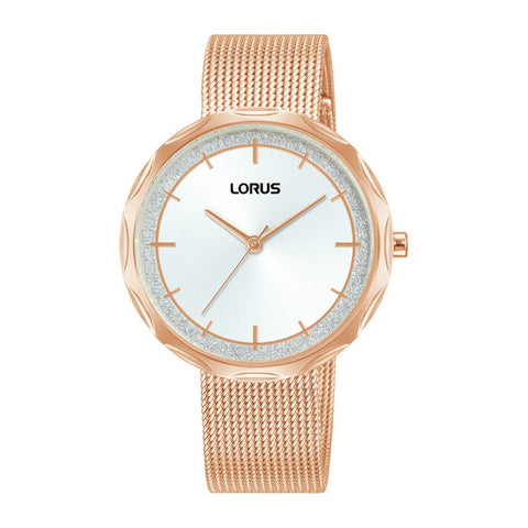 The Watch Boutique Lorus Ladies Rose Gold 3-Hands Watch
