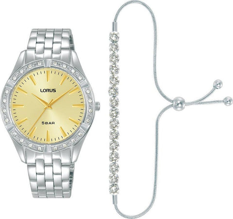 The Watch Boutique Lorus Ladies Watch and Bracelet Set