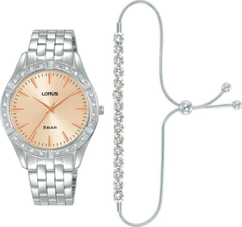 The Watch Boutique Lorus Ladies Watch and Bracelet Set