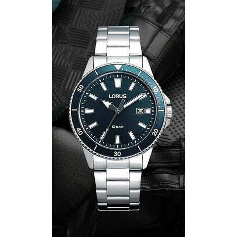 The Watch Boutique Lorus Men's Sports Watch Dark Blue Matte Dial
