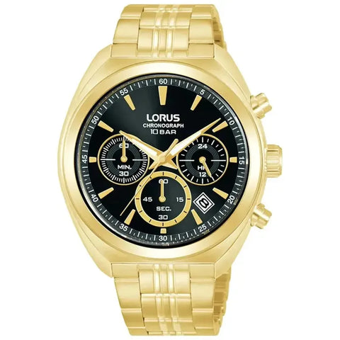 The Watch Boutique Lorus Sport Chronograph Black Dial Watch