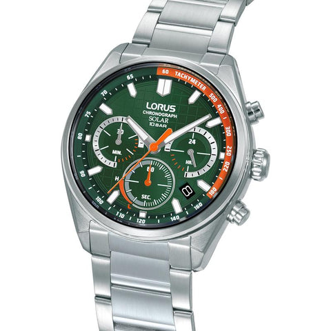 The Watch Boutique Lorus Sports Quartz Dark Green Sunray Dial Men's Watch