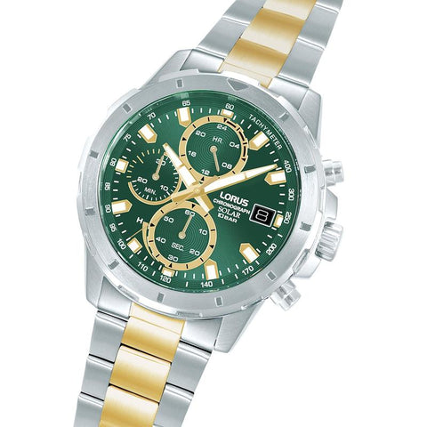 The Watch Boutique Lorus Sports Solar Chronograph Watch