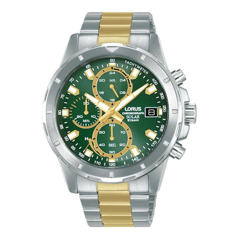 The Watch Boutique Lorus Sports Solar Chronograph Watch