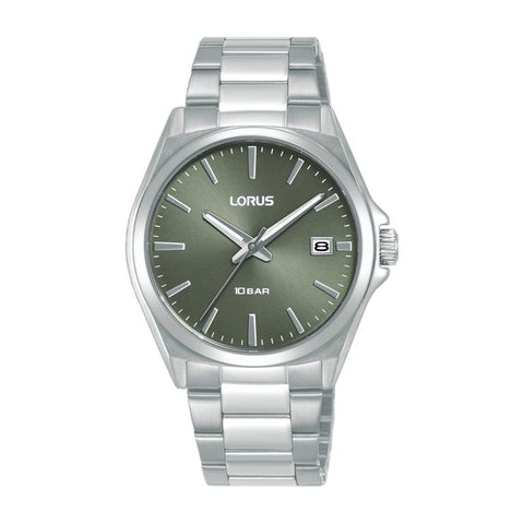 Lorus Sports Women's Quartz Watch Light Dry Green Sunray Dial