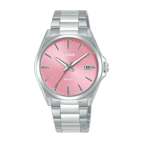 The Watch Boutique Lorus Sports Women's Quartz Watch Pink Sunray Dial