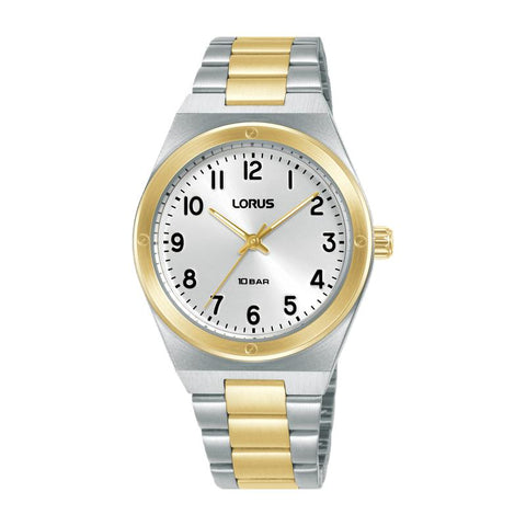 The Watch Boutique Lorus Sports Women's Quartz Watch Silver White Sunray Dial
