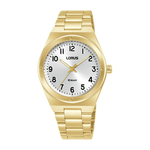 The Watch Boutique Lorus Sports Women's Quartz Watch Silver White Sunray Dial