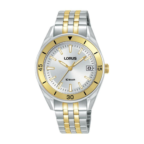 The Watch Boutique Lorus Sports Women's Quartz Watch Silver White Sunray Dial
