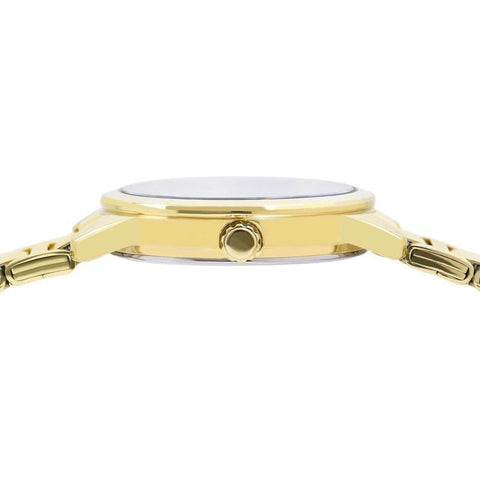 The Watch Boutique Lorus Women's Quartz Watch Silver Black Sunray Dial