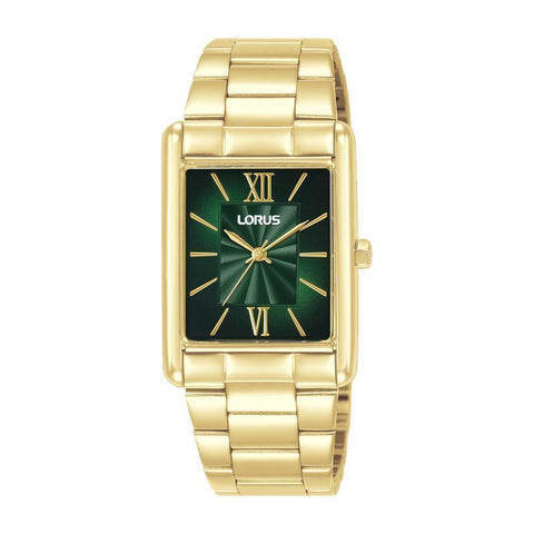 The Watch Boutique Lorus Women's Quartz Watch Silver Dark Green Gradation Dial
