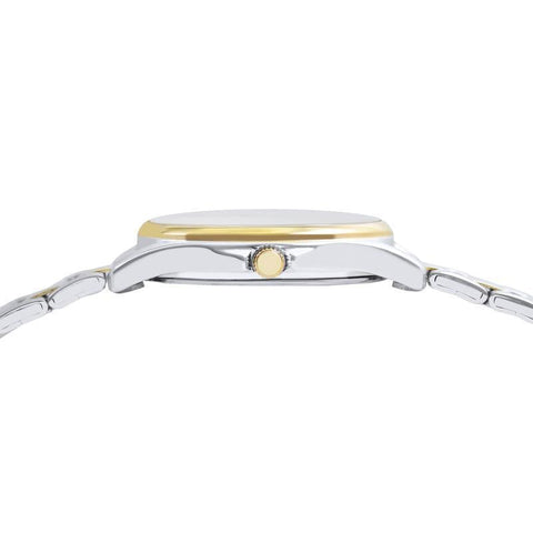 The Watch Boutique Lorus Women's Quartz Watch Silver Dark Green Sunray Dial