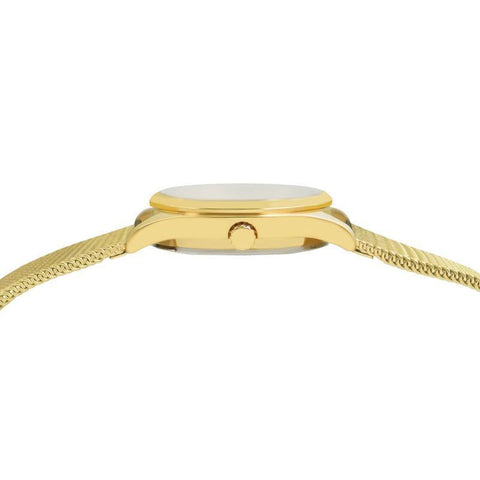 The Watch Boutique Lorus Women's Quartz Watch Silver Light Champagne Sunray Dial