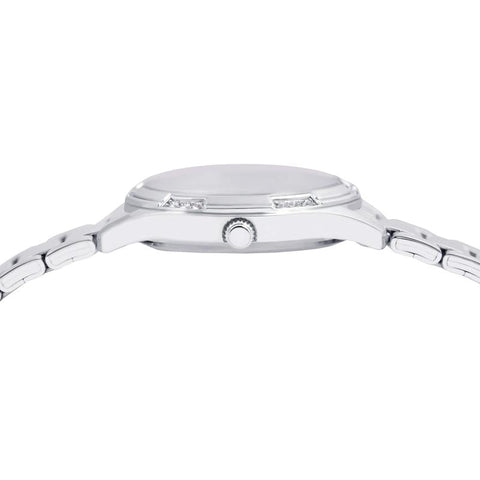Lorus Women's Quartz Watch Silver White Mother-of-Pearl Dial