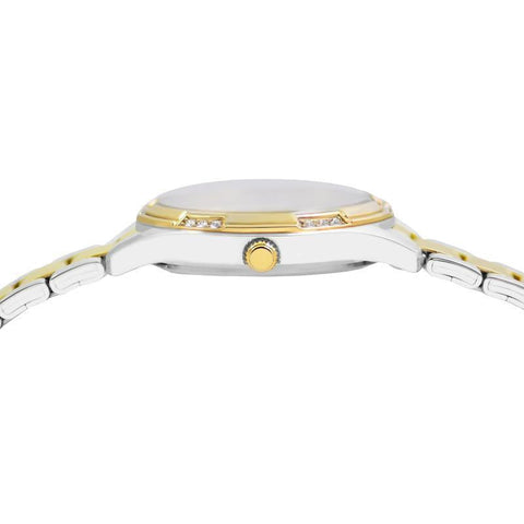 Lorus Women's Quartz Watch Silver White Sunray Dial