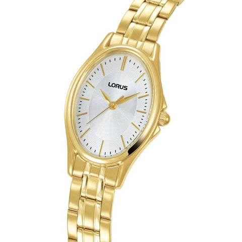 The Watch Boutique Lorus Women's Quartz Watch Silver White Sunray Dial