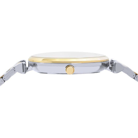 The Watch Boutique Lorus Women's Quartz Watch Silver White Sunray Dial