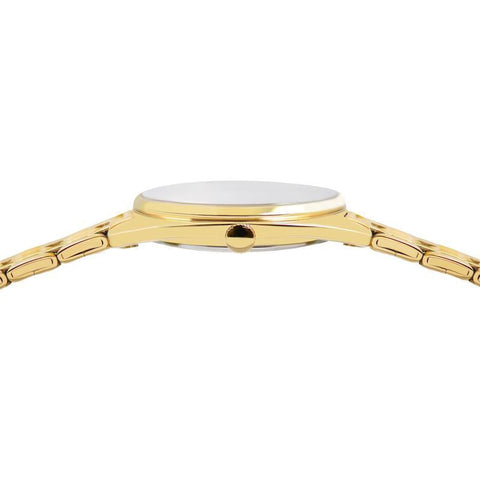 Lorus Women's Quartz Watch Silver White Sunray Dial